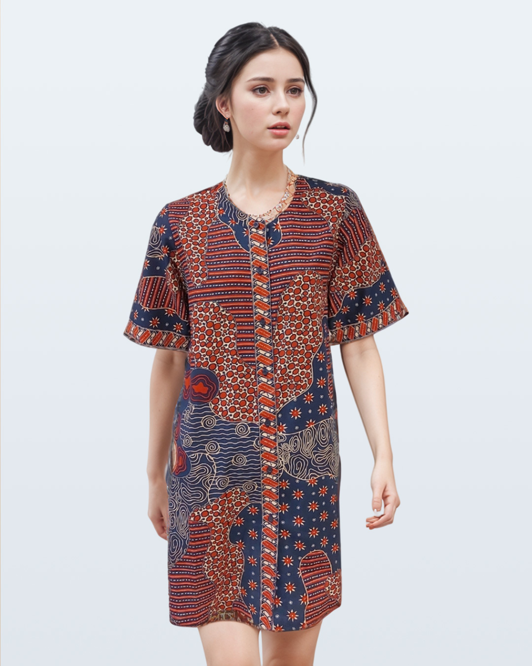 Days By Danar Hadi Dress - Sekar Jagad Modern Merah