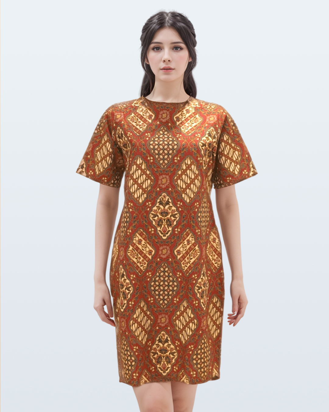 Dress Wirasat Salakan - Merah