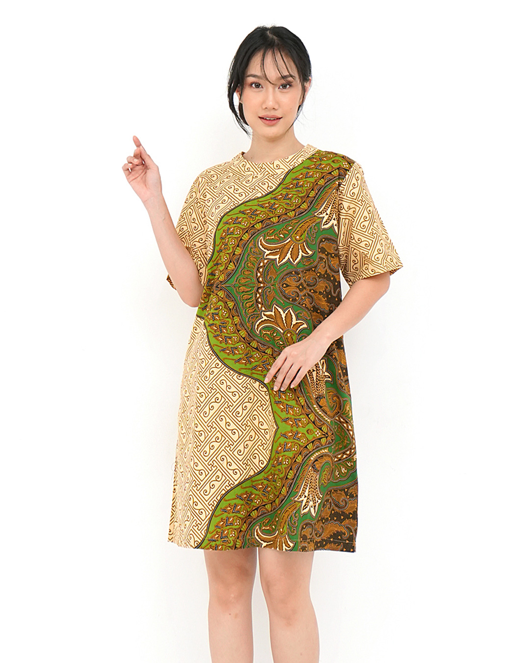 Blouse Lengan Pendek Benji Rans Lili - Hijau