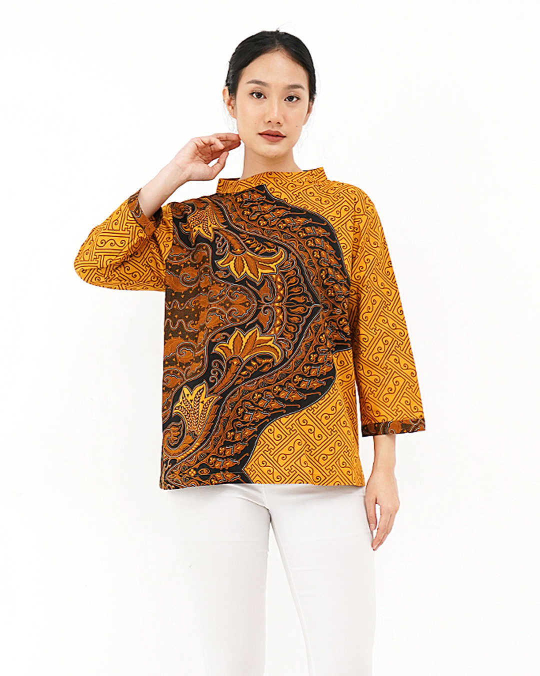 Blouse Lengan Panjang Benji Rans Lili - Sogan Cover